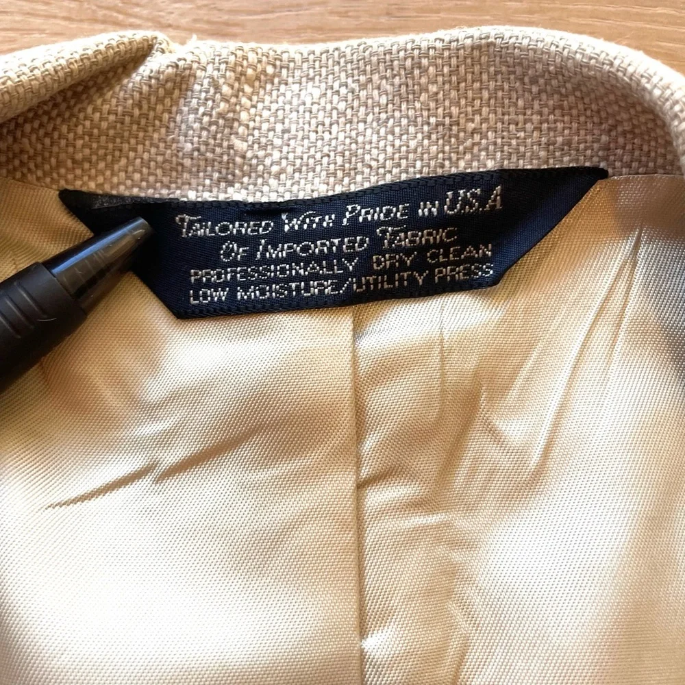Vintage Lands' End‎ Beige Sport Coat